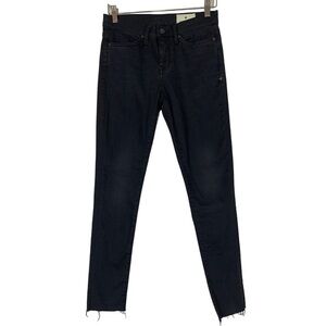 Imogene + Willie High Waist Raw Hem Jeans Size 26